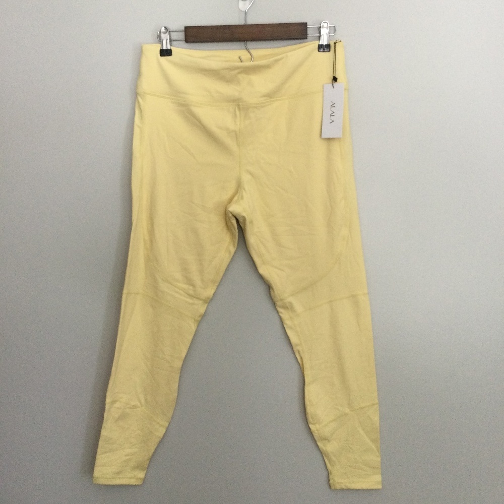 Alala Yellow High-Waist Leggings